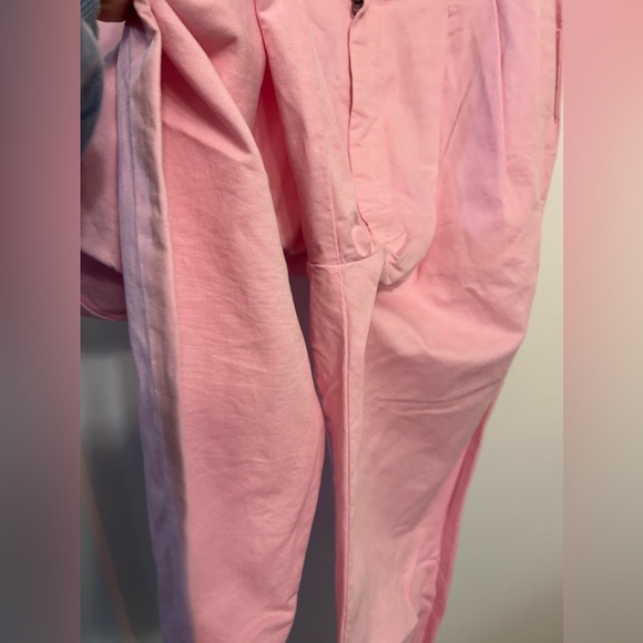 J Brand Pink Cuffed Pleated Pants - Picture 4 of 10